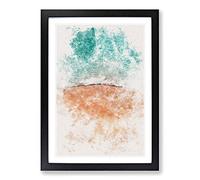 Cabo San Lucas Beach Mexico Watercolour Framed Print | A2 Black Framed Wall Art | Ready to Hang | Modern Beach Picture | Living Room Bedroom Lounge Office