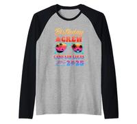 Cabo San Lucas Birthday Crew Vacation Cruise 2025 Summer Raglan Baseball Tee