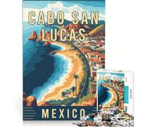 Cabo San Lucas in Mexico jigsaw 1000 piece | Home Art Decor Improving love between couples Birthday and unique gifts 38x26cm