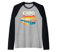 Cabo San Lucas Mexico Mexican Resort Vacation Summer 2026 Raglan Baseball Tee