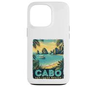 Cabo San Lucas Mexico - Retro Spring Break Beach Vacation Case for iPhone 13 Pro