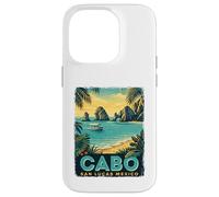 Cabo San Lucas Mexico - Retro Spring Break Beach Vacation Case for iPhone 14 Pro
