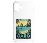 Cabo San Lucas Mexico - Retro Spring Break Beach Vacation Case for iPhone 16 Plus