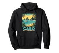 Cabo San Lucas Mexico - Retro Spring Break Beach Vacation Pullover Hoodie