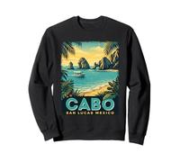Cabo San Lucas Mexico - Retro Spring Break Beach Vacation Sweatshirt