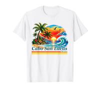 Cabo San Lucas Mexico Retro Sunset Beach Summer Vacation T-Shirt