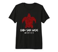 Cabo San Lucas Mexico Tribal Sea Turtle Ocean Art Design Premium T-Shirt