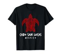 Cabo San Lucas Mexico Tribal Sea Turtle Ocean Art Design T-Shirt