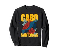 Cabo San Lucas Mexico Vacation Sea Turtle Floral Patterns Sweatshirt