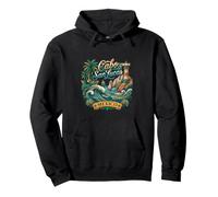 Cabo San Lucas Mexico Waves Lighthouse Tropical Beach Pullover Hoodie