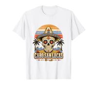 Cabo San Lucas Sugar Skull Cabo Mexico Souvenirs California T-Shirt