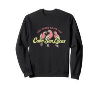 Cabo San Lucas Tropical Parrot Mexico Beach Vacation Retro Sweatshirt