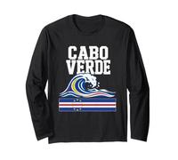 Cabo Verde Atlantic Ocean Wave Island Heritage Long Sleeve T-Shirt