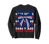 Cabo Verde Cape Verdean Pride Coquette Bow Flag Sweatshirt