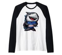 Cabo Verde Cape Verdean Roots Cape Verde Flag Raglan Baseball Tee