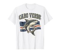 Cabo Verde Shark Flag Tourist Visitor Cabo Verdeans Pride T-Shirt