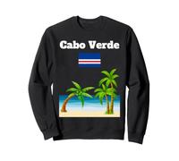 Cabo Verde travel souvenir beach lover Cabo Verde flag Sweatshirt