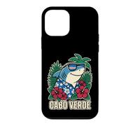 Cabo Verde Tropical Shark Retro Graphic Case for iPhone 12 mini