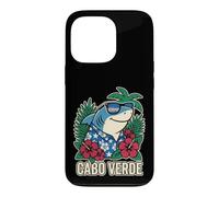 Cabo Verde Tropical Shark Retro Graphic Case for iPhone 13 Pro