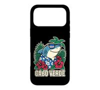 Cabo Verde Tropical Shark Retro Graphic Case for iPhone 17 Pro Max