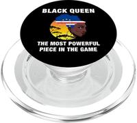 Cabo Verdean Black Queen Black History Month Cape Verde Flag PopSockets PopGrip for MagSafe