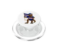 Cabo Verdean Flag Dinosaur Roots T-Rex Pride Cabo Verde PopSockets PopGrip for MagSafe