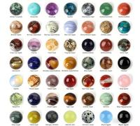 Cabochons Mix Color Flatback Loose Gemstone Cabochons Cabs for Jewelry Making,Wire Wrapping, Bezel Setting, Pendant Creation, Beaded Jewelry, DIY Jewelry Projects, 16mm, Gemstone, Jade