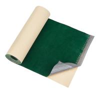 CABODYALS 1.54M Dark Green Velvet Self Adhesive Felt Material Soft Repair Patch Flock Backing Cloth Liner Sticky Solid Color Wallpaper Fabric for Jewellery Display Box Drawer Liners Craft Furniture