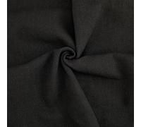 CABODYALS 1.5M Black Linen Cotton Material Needlework Canvas Blend Upholstery Embroidery Quilting Garments Draping Cloth Fabric for Hand Sewing Making Bags Clothing Accessories Home Decor Diy Craft