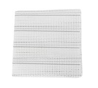 CABODYALS 1.5M Long White Cotton Cross Stitch Fabric Square Embroidered Aida Cloth Classic Mesh Canvas Polyester Needlework Fabrics for Sewing Making Home Diy Art Craft Embroidery Decoration