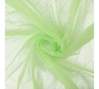 CABODYALS 1.6M 1M Light Green Tulle Fabric Soft Vintage Sheer Mesh Netting Cloth Polyester Mosquito Voile Solid Fabrics By The Metre for Sewing Making Diy Crafts Wedding Dresses Costume Home Decor