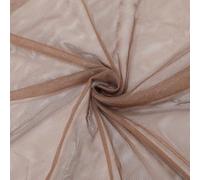 CABODYALS 1.6M Brown Netting Mesh Fabric Soft Voile Solid Sheer Tulle Fabric by The Yard Breathable Polyester Mosquito Net Fabric Bulk for Sewing Making Crafts Dresses Home Decor Diy Supply