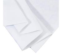 CABODYALS 1.6M White Square Felt Fabric Stiff Felts Squares Fabrics by The Yard Thin Christmas Polyester Cloth for Sewing Making Scrapbooks Patchworks Halloween Party Decor Diy Craft Supply