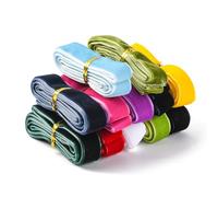 CABODYALS 10.97M 10mm Colorful Crushed Velvet Ribbon Thin Assorted Color Single Face Multicolored Vintage Vibrant Ribbons Bundle Sets for Sewing Making Crafts Gift Wrapping Bouquets Supply