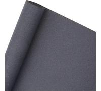 CABODYALS 150CM Black Bonded Paper Fabric Thick Faux Synthetic Leather Sheets Stiffener Purse Liner Bag Repair Patch Roll for Sewing Making Home Workshop Handbag Upholstery DIY Craft Supply