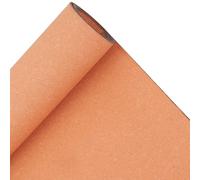 CABODYALS 150CM Orange Leather Paper Sheet Thick Leathers Reinforcement Bonded Sheets Repair Patch Sandy Brown Bag Stiffeners Roll for Sewing Making Furniture Seats Handbags Liner Craft Supply