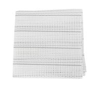 CABODYALS 1M Square White Mesh Grid Cross Stitch Fabric Embroidered Aida Cloth Needlework Canvas Polyester Classic Wide Solid Fabrics for Sewing Making Home Diy Art Craft Embroidery Decor