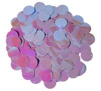 CABODYALS 380Pcs 20mm Purple Sequin Paillettes Flat Sequins Bulk Flat Loose Round Plastic Pvc Iridescent Applique Shiny Sequins Beads Bulk for Sewing Craft Diy Embroidery Embellishment Supply