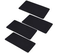 CABODYALS 4Pcs Black Fibre Base Insert Shaper Rectangle Bag Bottom Shapers Pad Purse Bags Stabilizer Liner Board Corner Inserts for Handbags Leather Tote Backpack Crossbody Cosmetic Organizer