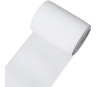 CABODYALS 5M 100mm White Elastic Bands Wide Stretch Spool Flat Broad High Elasticity Knit Straps Braid Stretchy Cord Woven Tape Bundle for Sewing Making Waistband Pants Sportswear Skirts Underwear Diy