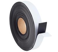 CABODYALS 5M 20mm Black Eva Foam Soundproof Strips Roll Self Adhesive Single Sided Puffy Paper Sheets Dimension Adjustment Multifunctional Tape for Diy Art Craft Bed Frame Shock Windows Home Projects
