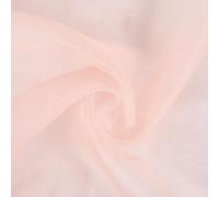 CABODYALS 5M Champagne Sheer Organza Fabric Breathable Silk Chiffon Fabrics By The Metre Transparent Polyester Gauze Cloth for Sewing Making Home Wedding Decoration Clothing Accessories Diy Craft