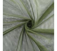 CABODYALS 5M Dark Green Tulle Fabric Soft Mosquito Net Vintage Fine Mesh Fabrics By The Metre Breathable Polyester Sheer Voile Cloth for Sewing Making Wedding Dresses Clothes Decoration Diy Crafts