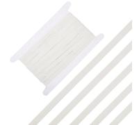 CABODYALS 9.14M 10mm Grey Rubber Swimwear Elastic Strap Activewear Stretch Ribbons Swim Accessories Flat Fabric Bands for Sewing Sports Equipment Wigs Clothes Waistband Pants Embellishment DIY Craft