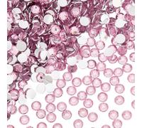 CABODYALS 950Pcs Light Pink Flatback Rhinestones Gems Half Round Bedazzling Bedazzle Diamond Resin Glass Crystals Stones Jewels Set for Crafting Clothing Tumblers Shoes Fabric Nail Art Craft