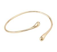CABODYALS Gold Teardrop Cuff Bracelets Boho Upper Arm Bangle Vintage Minimalist Style Open Trendy Ring Layered Bohemian Gothic Punk Summer Bracelet for Women Beaches Parties Dress Decor Jewellery Gift