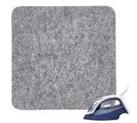 CABODYALS Grey Wool Pressing Mat Square Portable Felted Ironing Board Pad Small Thick Table Top Flat Cutting Sewing Felt Quilting Iron Mat Blanket for Quilter Sewing Projects Supplies Notions