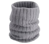 CABODYALS Light Gray Woolen Yarn Pullover Warm Scarf Solid Color Knit Soft Wide Wool Scarves Wraps Comfortable Thick Vintage Neck Collar for Women Men Winter Spring Fall Dresses Coats Accessories