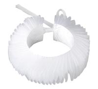 CABODYALS White Detachable Gathered False Collar Retro Victorian Renaissance Medieval Dickens Ruff Sheer Ruffled Versatile Lace Up Clown Neck Faux Collars for Women Clothes Accessories Party Cosplay