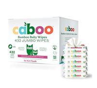 Caboo Tree Free Bamboo Baby Wipes, Eco-Friendly, Naturally Derived Baby Wipes for Sensitive Skin, 6 Resealable Peel Tab Travel Packs, 72 Wipes Per Pack, Total 432 Wipes